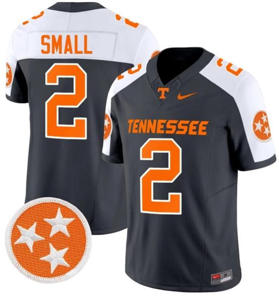 Men's Jabari Small Jersey #2 Tennessee Volunteers Vapor Limited College Football Grey Alternate