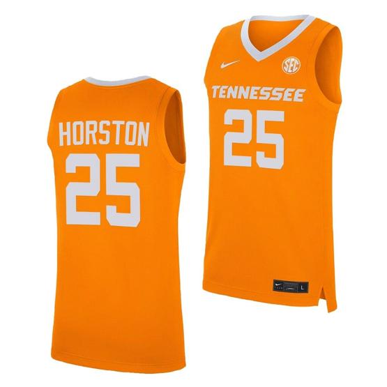 Men's Jordan Horston Jersey Tennessee Lady Volunteers College Basketball NCAA eligibility Jersey 2023 WNBA Draft Orange #25