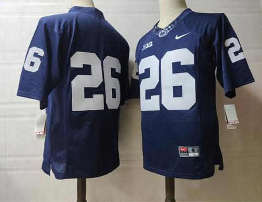 Men's Nike Penn State Nittany Lions #26 No Name NCAA Football Jersey Dark Blue