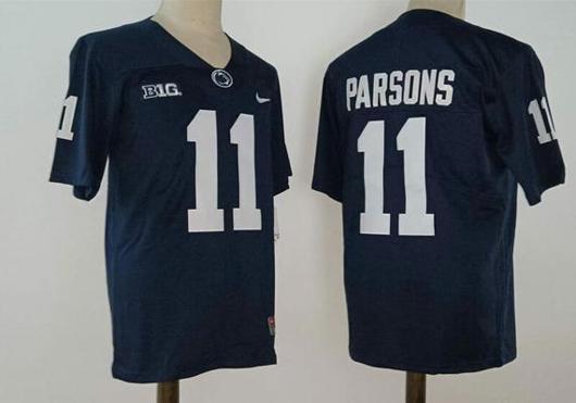 Men's Nike Penn State Nittany Lions #11 Parsons NCAA Colledge Football Jersey