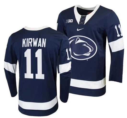 Men's Nike Penn State Nittany Lions Ryan Kirwan Jersey #11 Navy College Hockey Replica 2023-24