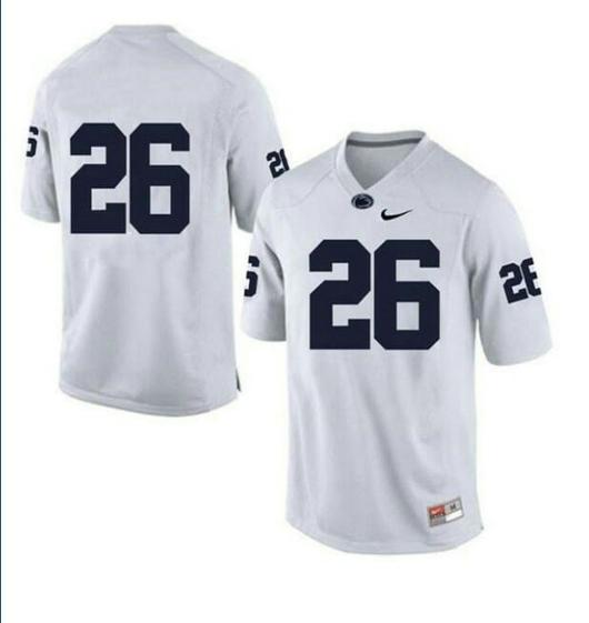 Men's Nike Penn State Nittany Lions #26 No Name College Football Jersey White