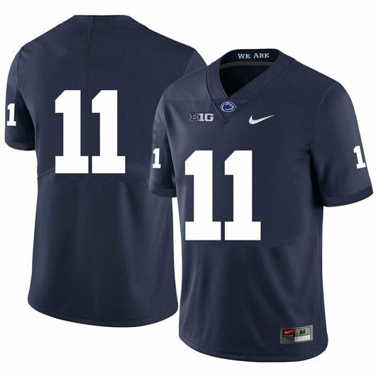 Men's Nike Penn State Abdul Carter Jersey #11 College Football Game Navy No Name