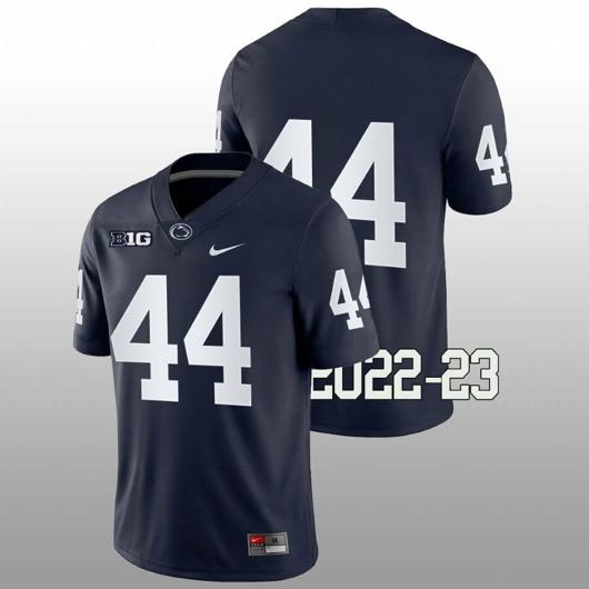 Men's Nike Penn State Tyler Warren Jersey #44 College Football Game Navy No Name