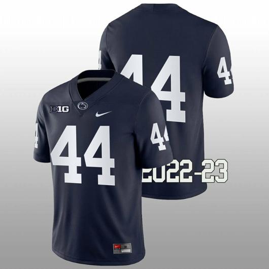 Men's Nike Penn State Chop Robinson Jersey #44 College Football Game Navy No Name