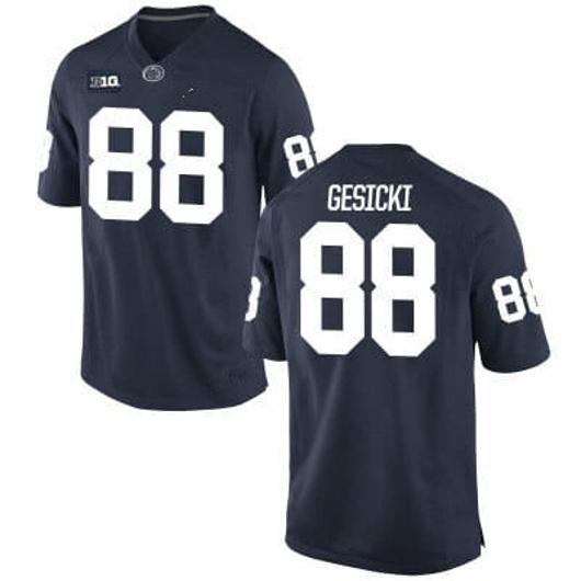 Men's Nike Penn State Mike Gesicki Jersey #88 College Football Game Navy With Name