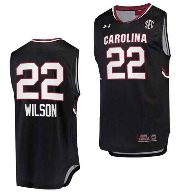 Men's A'ja Wilson Jersey South Carolina Gamecocks Jersey College Basketball Black #22