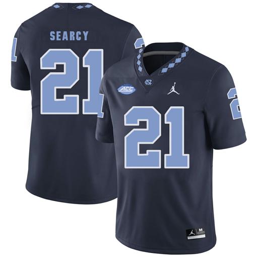 Men's North Carolina Tar Heels #21 Da'Norris Searcy Football Jersey Black