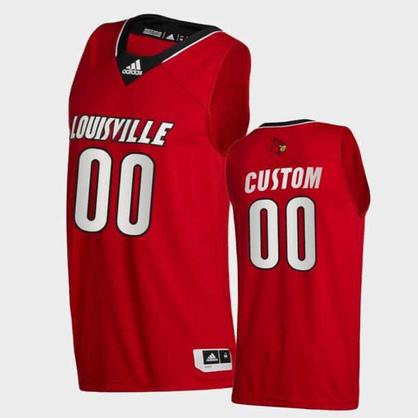 Men's Custom Name Number Louisville Cardinals Red College Basketball Swingman Jersey