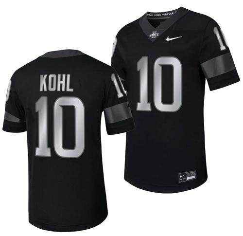 Men's Iowa State Cyclones JJ Kohl Jersey Alternate College Football Black #10