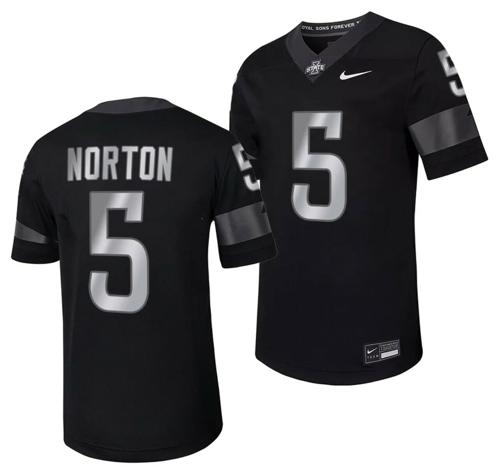 Men's Iowa State Cyclones Cartevious Norton Jersey Alternate College Football Black #5