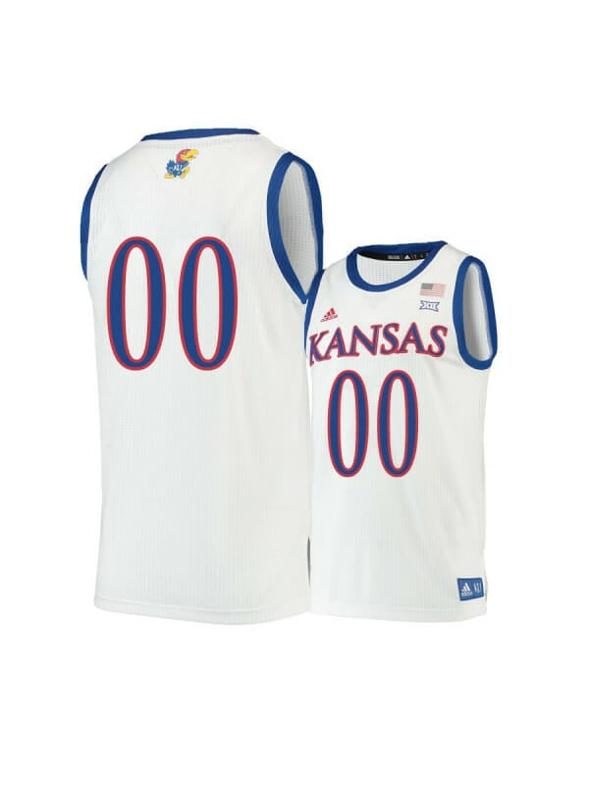 Men's Custom Kansas Jayhawks Jersey College Basketball Name and Number Beige