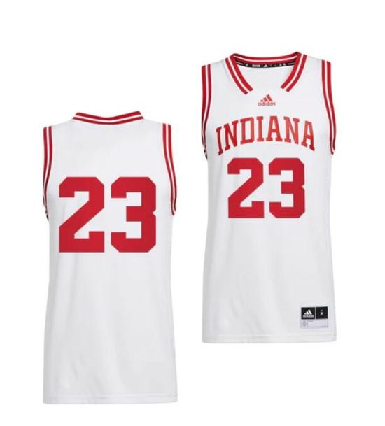 Men's Men's #23 Trayce Jackson Davis Jersey Indiana Hoosiers College Basketball Jerseys White