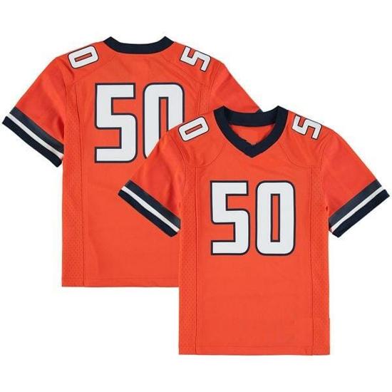 Men's Illinois Fighting Illini Custom Jersey Name Number College Football