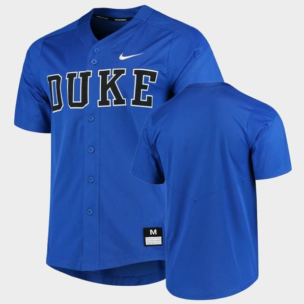 Men's Duke Blue Devils Customized Name Number College Baseball Jersey