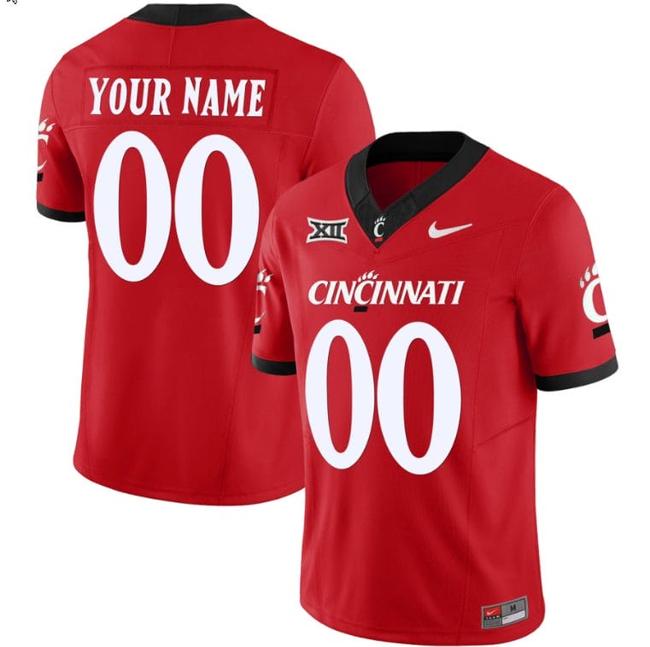 Men's Customized Cincinnati Bearcats Jersey Name and Number Vapor Limited College Football All Stitched Red