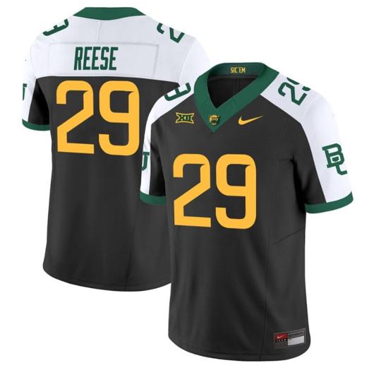 Men's Nike Richard Reese Jersey #29 Baylor Bears Vapor Limited College Football All Stitched Black Alternate