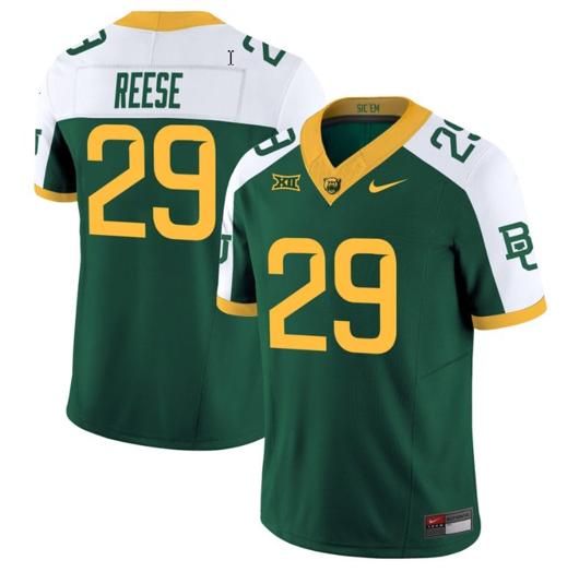 Men's Nike Richard Reese Jersey #29 Baylor Bears Vapor Limited College Football All Stitched Green Alternate