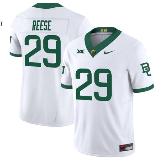 Men's Nike Richard Reese Jersey #29 Baylor Bears Vapor Limited College Football All Stitched White