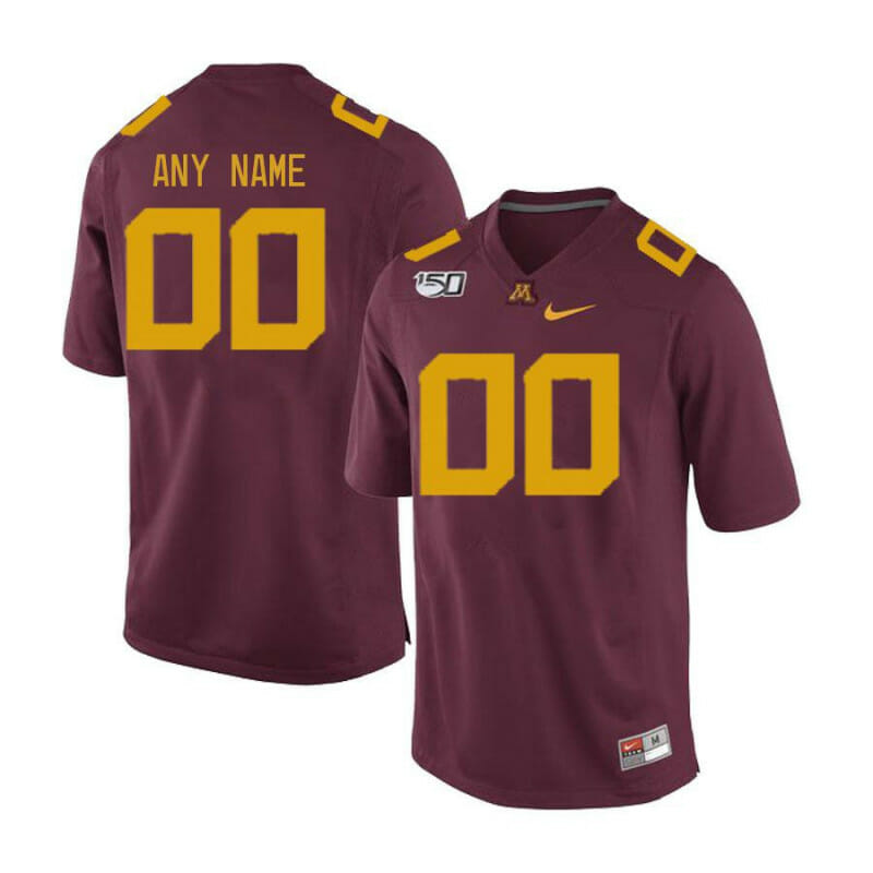 Men's Nike Minnesota Golden Gophers Custom Jersey Name Number Football Red