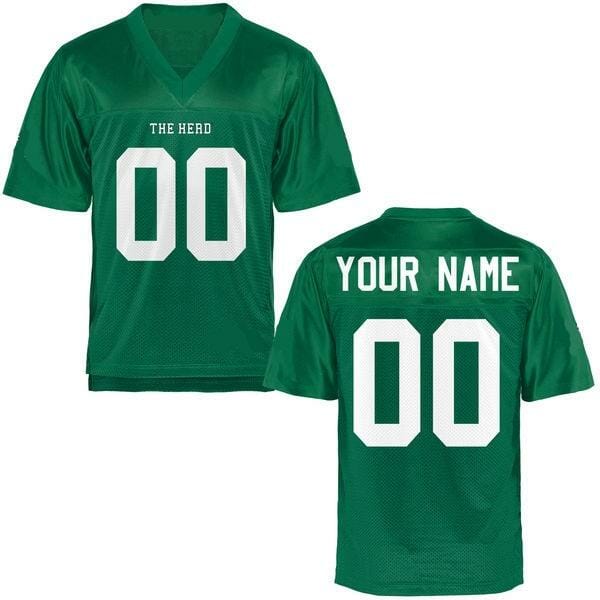 Men's Nike Custom Marshall Thundering Herd Jersey Name Number NCAA Football