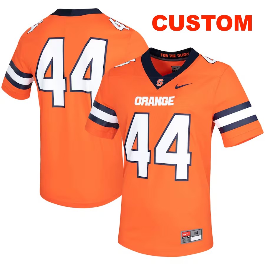 Men's Nike Customized Orange Syracuse Orange Untouchable Game Jersey