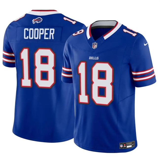 Youth Buffalo Bills #18 Amari Cooper Blue 2024 F.U.S.E. Vapor Untouchable Limited Stitched Football Jersey