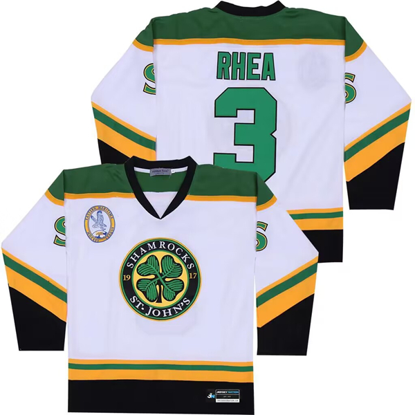 Men's Ross The Boss Rhea ST John's Shamrocks Stitched Hockey Jersey