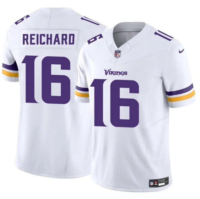 Men's Minnesota Vikings #16 Will Reichard White 2024 F.U.S.E. Vapor Untouchable Limited Stitched Jersey