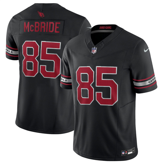 Men's Arizona Cardinals #85 Trey McBride Black 2024 F.U.S.E. Vapor Untouchable Limited Stitched Jersey