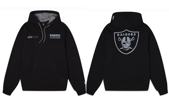 Women's Las Vegas Raiders Black Hoodie(Run Small)