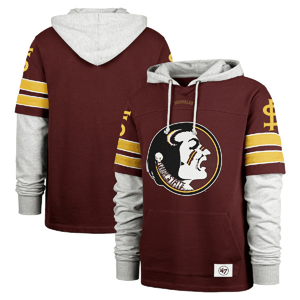 Men's Florida State Seminoles Red Pullover Hoodie