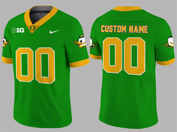 Women's Oregon Ducks Active Player Custom Green Stitched Football Jersey(Run Small)