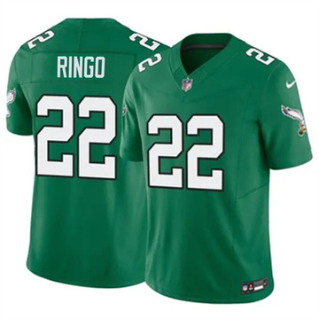 Youth Philadelphia Eagles #22 Kelee Ringo Alternate Vapor F.U.S.E. Kelly Green Nike Stitched NFL Jersey