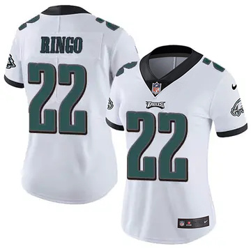 Women's Philadelphia Eagles #22 Kelee Ringo Vapor Limited White Nike Stitched NFL Jersey