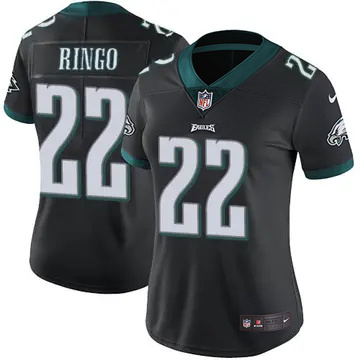 Women's Philadelphia Eagles #22 Kelee Ringo Vapor Limited Black Nike Stitched NFL Jersey