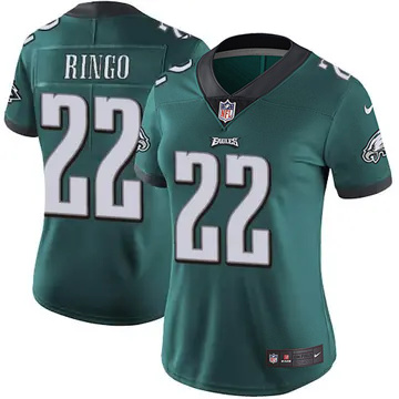 Women's Philadelphia Eagles #22 Kelee Ringo Vapor Limited Green Nike Stitched NFL Jersey