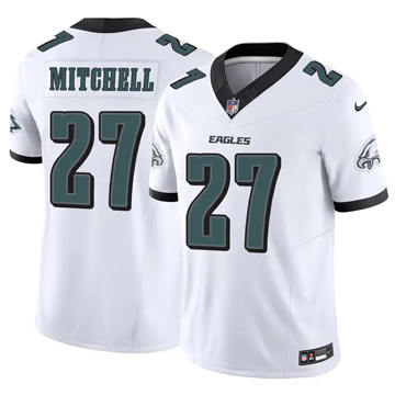 Men's Philadelphia Eagles #27 Quinyon Mitchell Vapor F.U.S.E. Limited White Nike Stitched NFL Jersey