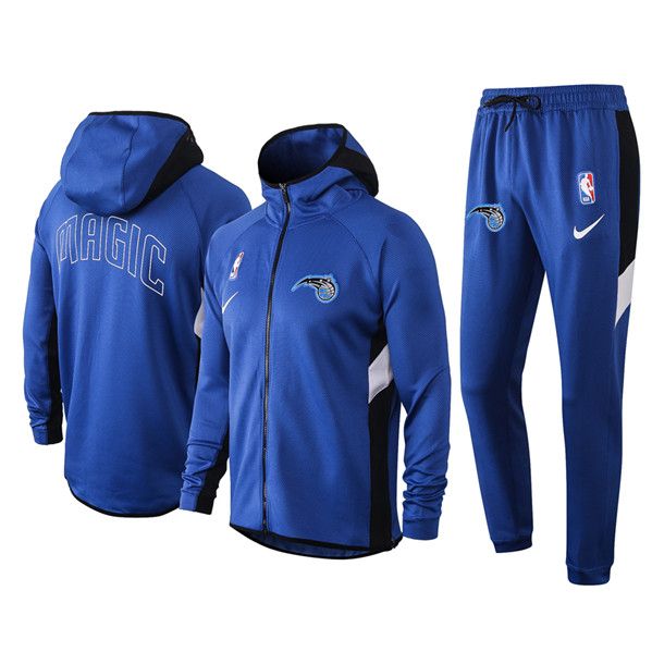 Men's Orlando Magic Blue Warmup Hoodiesuit