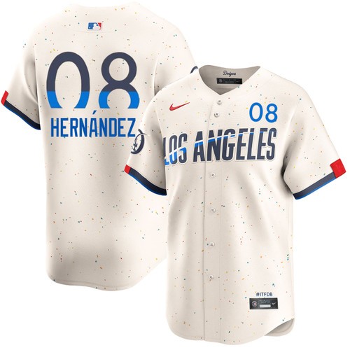 Men's Enrique Hernandez Los Angeles Dodgers Nike City Cream Connect Limited Jersey