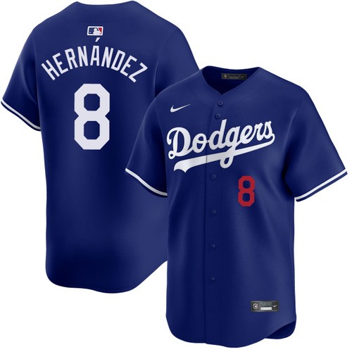 Men's Enrique Hernández Los Angeles Dodgers Nike Alternate Royal Limited Jersey