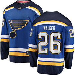 Men's Fanatics Nathan Walker St. Louis Blues Home Breakaway Jersey