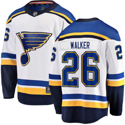 Men's Fanatics Nathan Walker St. Louis Blues Away Breakaway Jersey