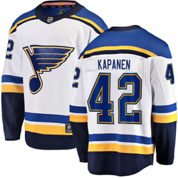 Men's Fanatics Kasperi Kapanen St. Louis Blues Away Breakaway Jersey