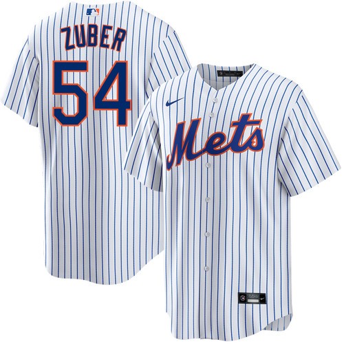 Men's Nike Tyler Zuber New York Mets Home White Jersey