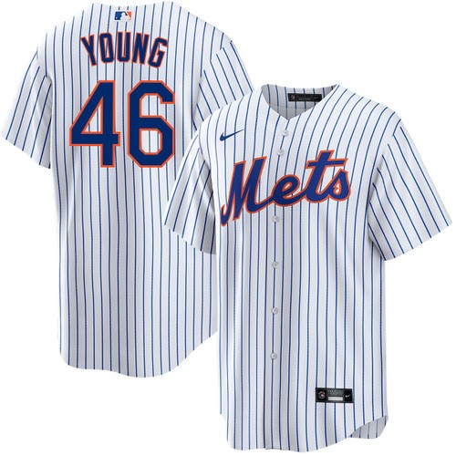 Men's Nike Alex Young New York Mets Home White Jersey