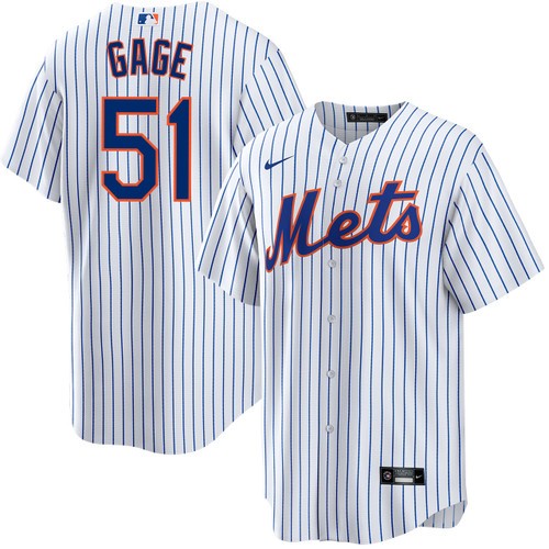 Men's Nike Matt Gage New York Mets Home White Jersey