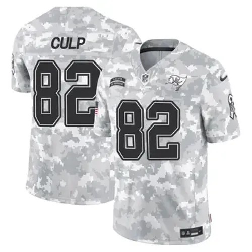 Youth Tampa Bay Buccaneers Nike #82 Devin Culp Vapor Limited 2024 Salute to Service Arctic Camo Stitched NFL Jersey