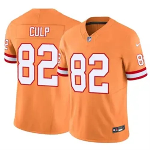 Men's Tampa Bay Buccaneers Nike #82 Devin Culp Vapor F.U.S.E. Limited Orange Stitched NFL Jersey