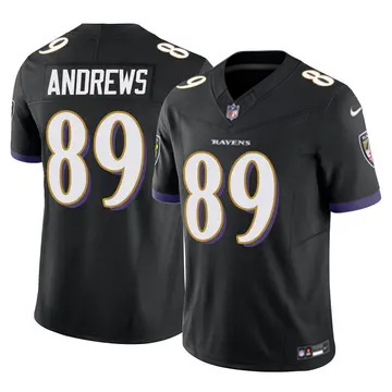 Men's Baltimore Ravens #89 Mark Andrews Black 2024 F.U.S.E Vapor Limited Jersey